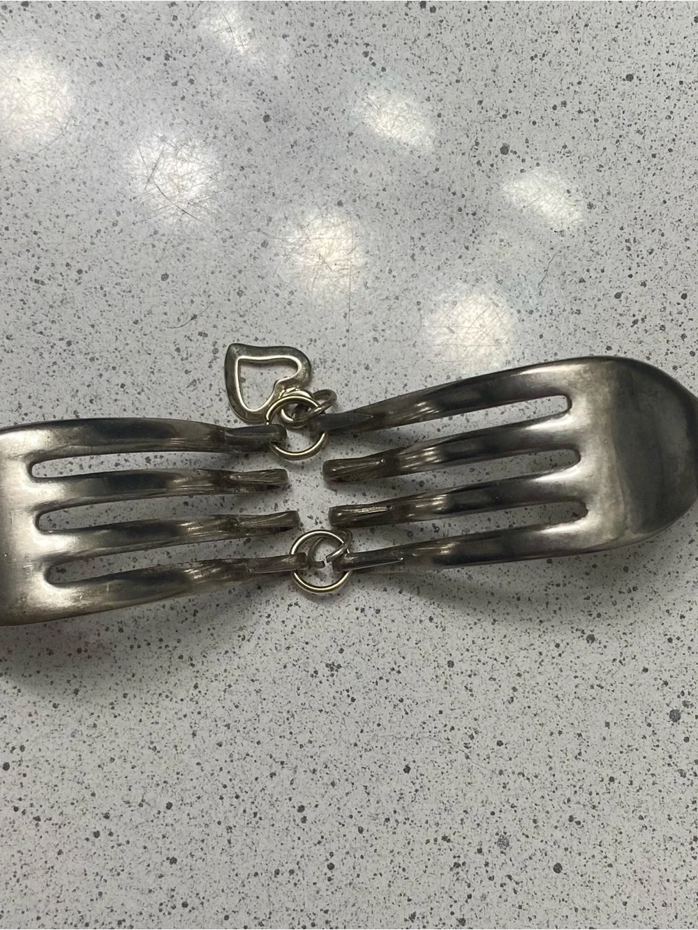 Vintage Silver Fork Bracelet